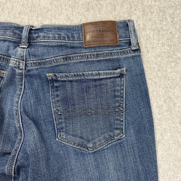 Lucky Brand Sweet Straight Ankle Jeans WMNS SZ 2/26 Blue Low Rise Streetwear Y3K - Picture 4 of 12